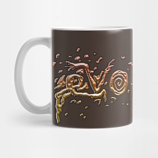 evolution themed graphic design by ironpalette Mug